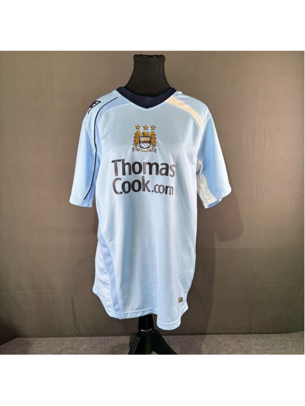 Manchester City Jersey Men’s M 2008 - 2009 Home Le Coq Sportif Football Soccer